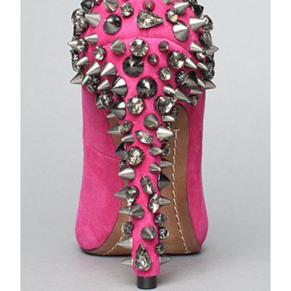Sam Edelman Hot Pink Suede Heels